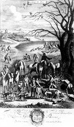 De vos ingraven, illustratie uit 